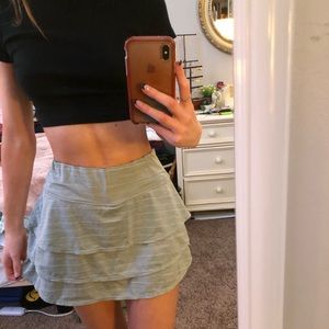 ATHLETA Grey Medium Swagger Skort